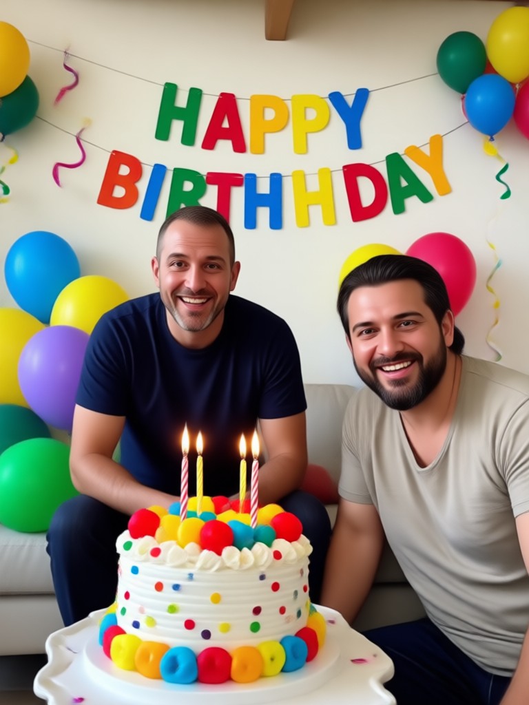Adventure themed birthday video for an active dad