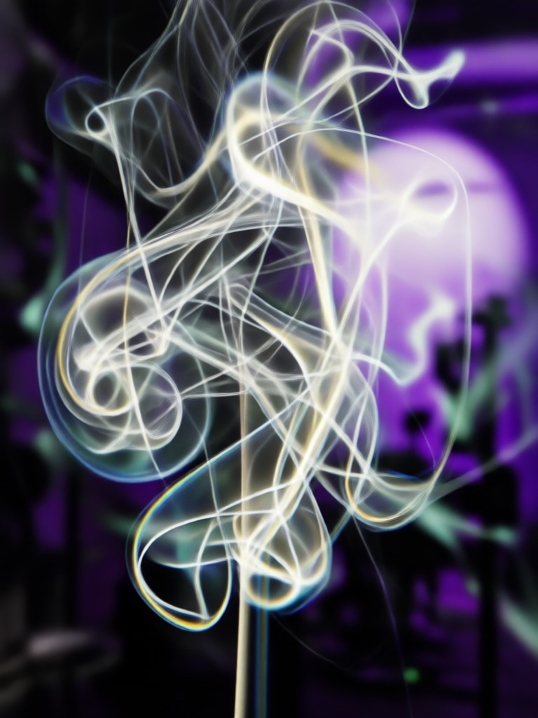AI studio smoke overlay example