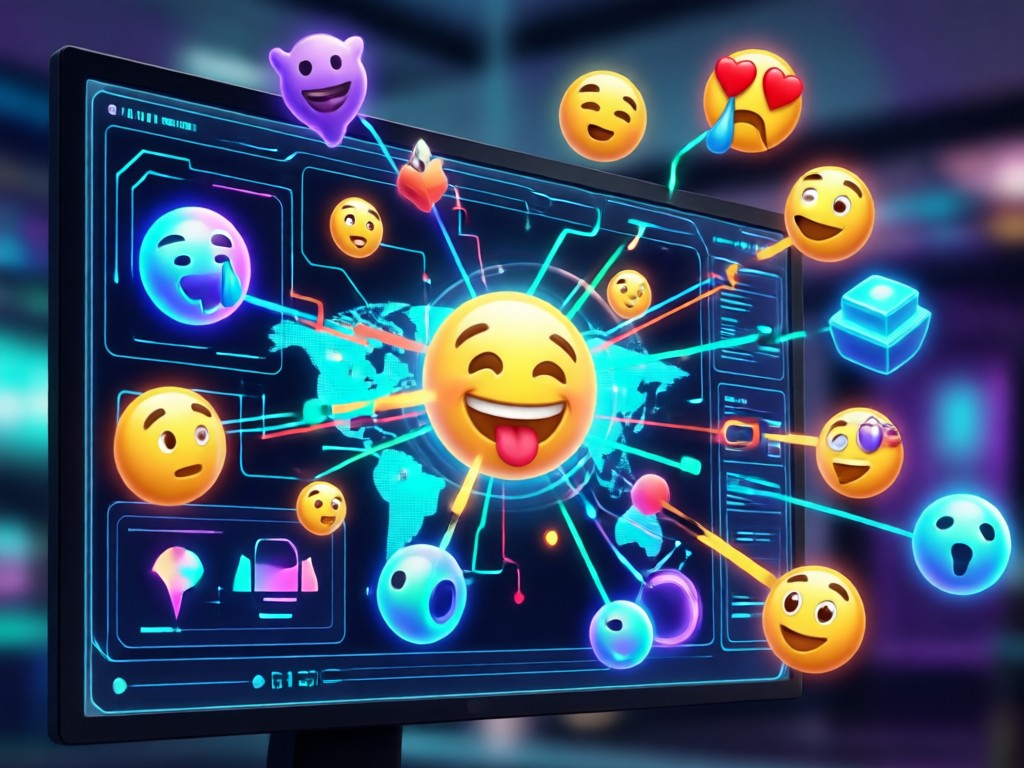 A complete pack of expressive emojis with the same face