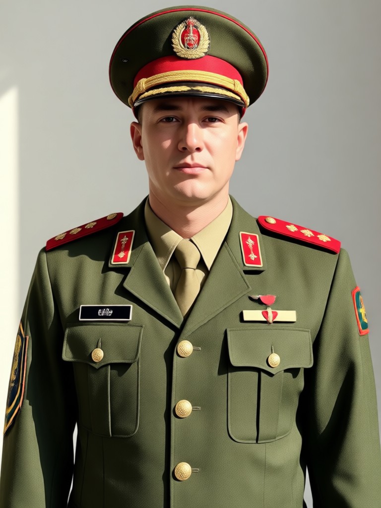 AI added navy uniform and medals