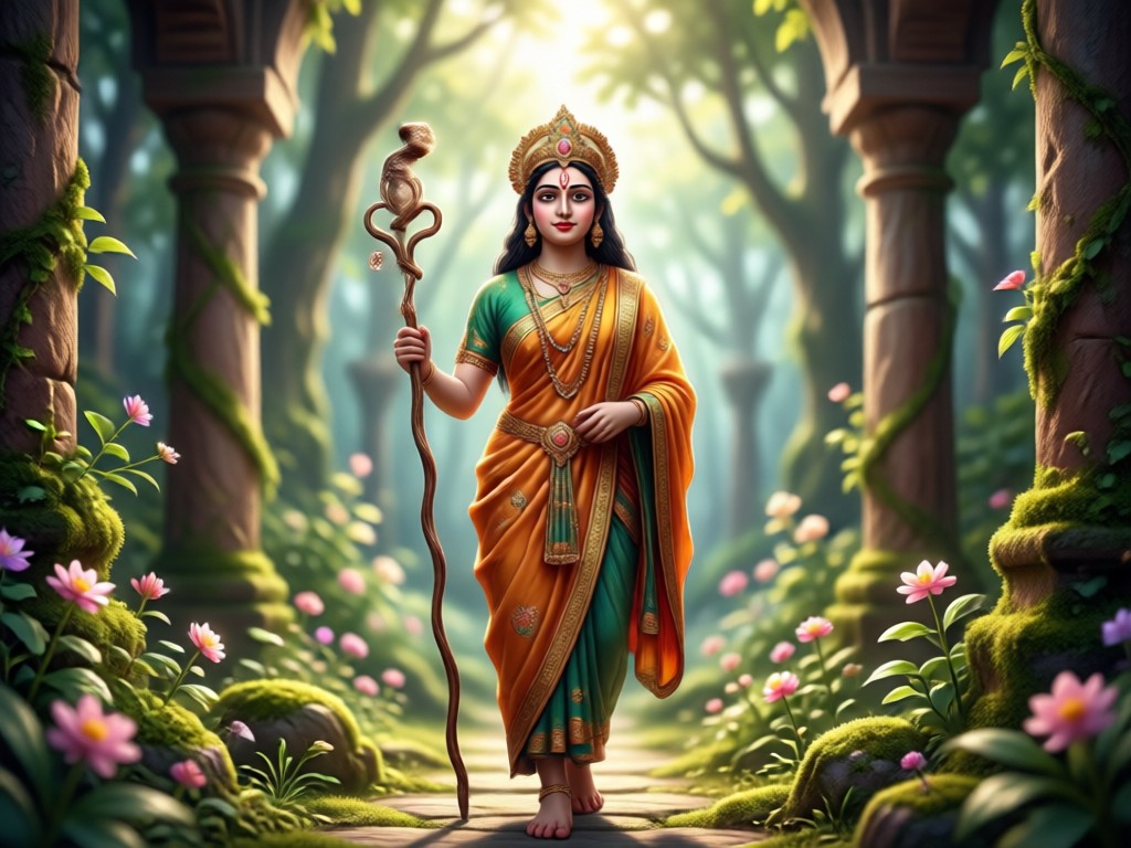 Diferentes estilos artísticos para imágenes IA de Radha Rani