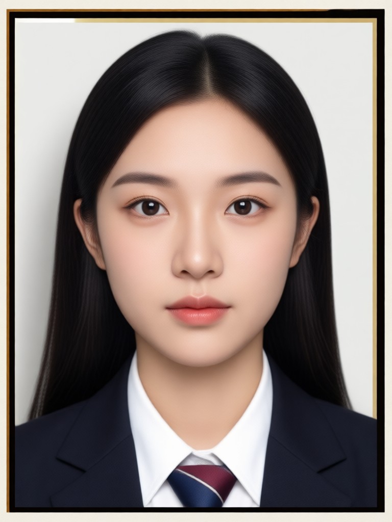 AI yearbook photo with retro clothing style