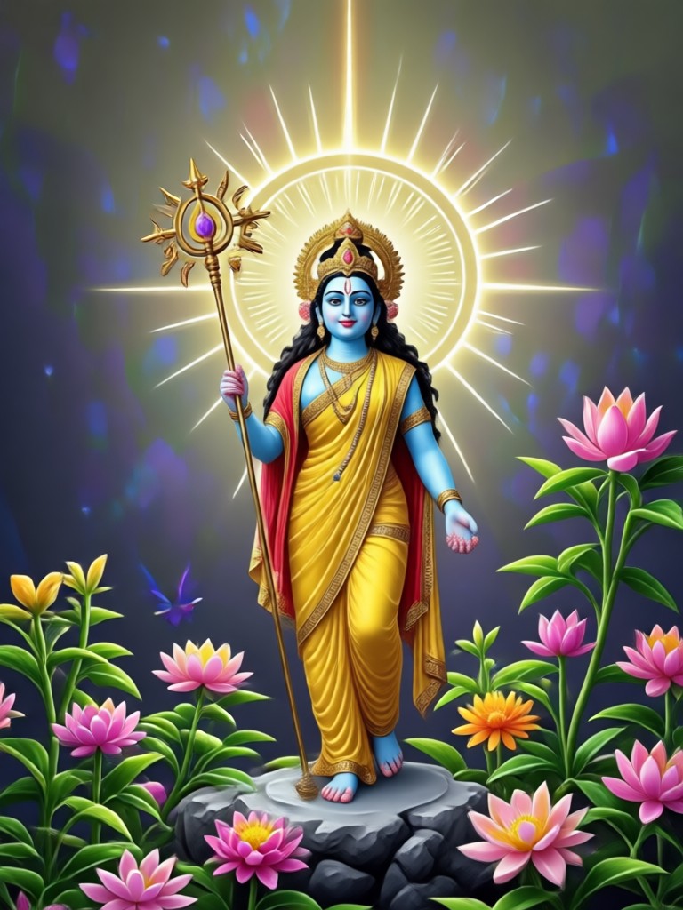 AI generated devotional art example