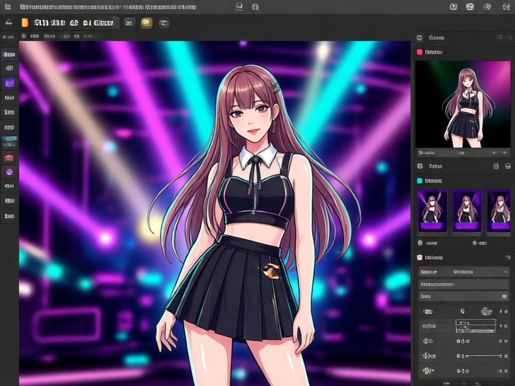 AI-смена образа и стиля Kpop Айдола