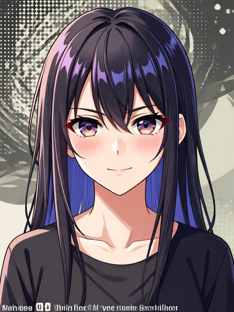 Cyberpunk anime character profile picture