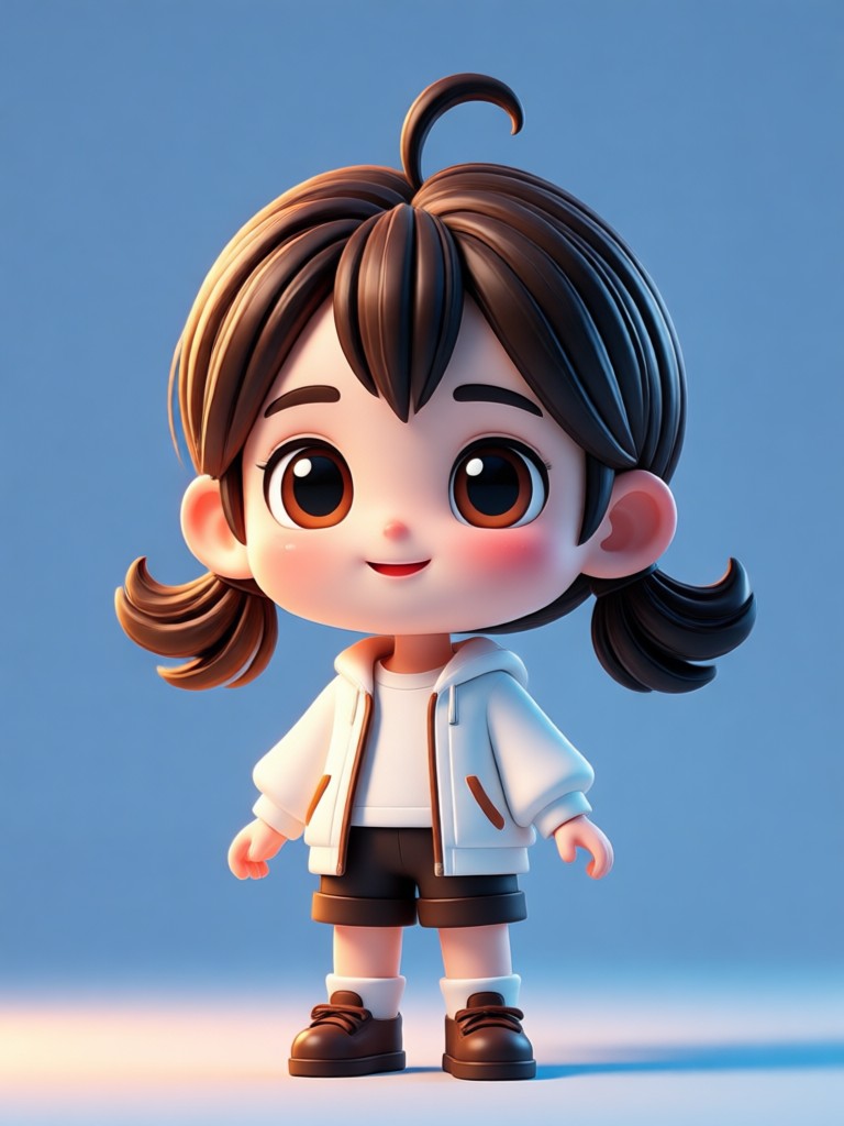 3d chibi photo editor before and after