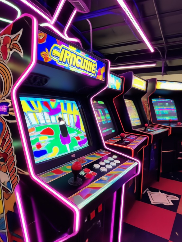 Retro game UI overlay on personal video