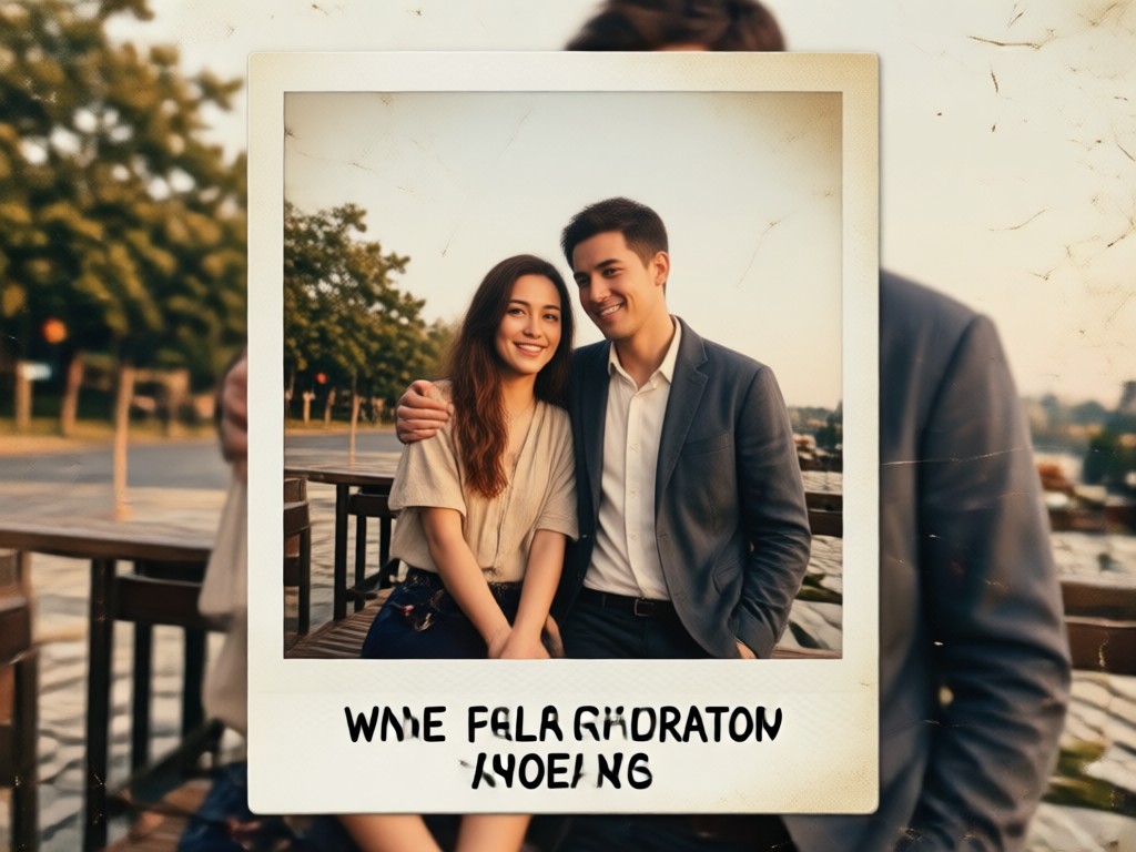 Polaroid border and text generator