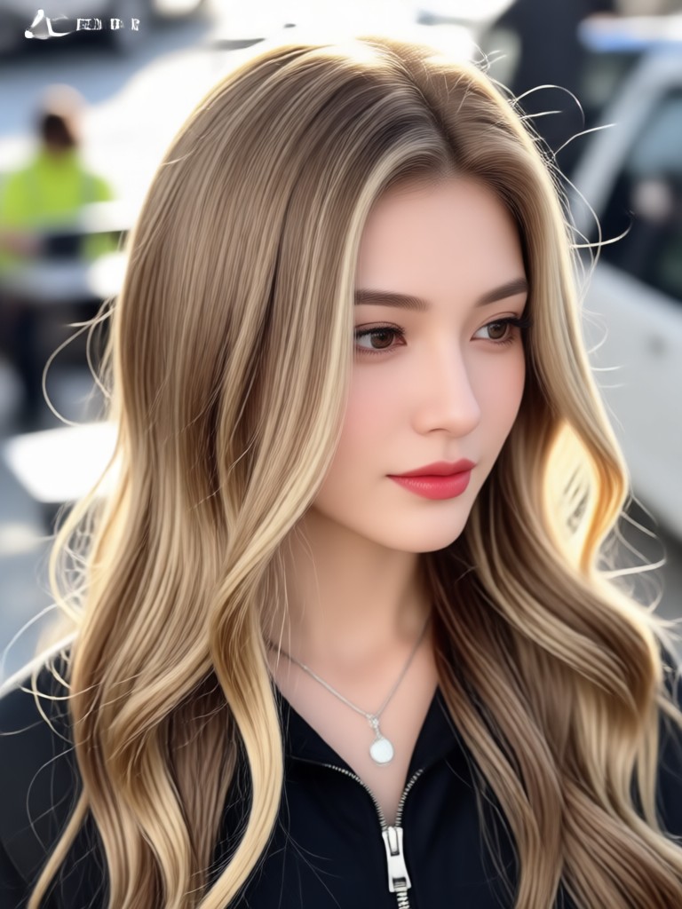 AI virtual hair color try on pink highlights