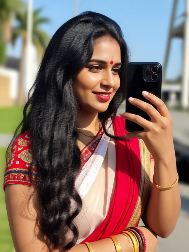 Soft-Focus künstlerisches Bild indische Frau