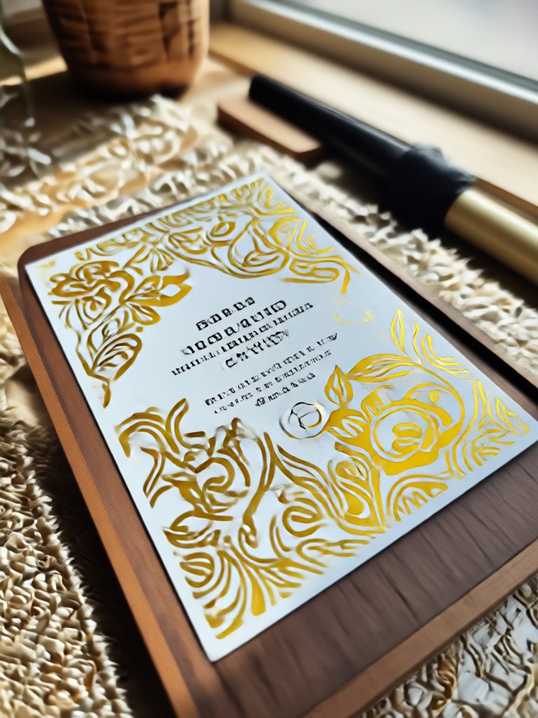 Holiday party invitation card design