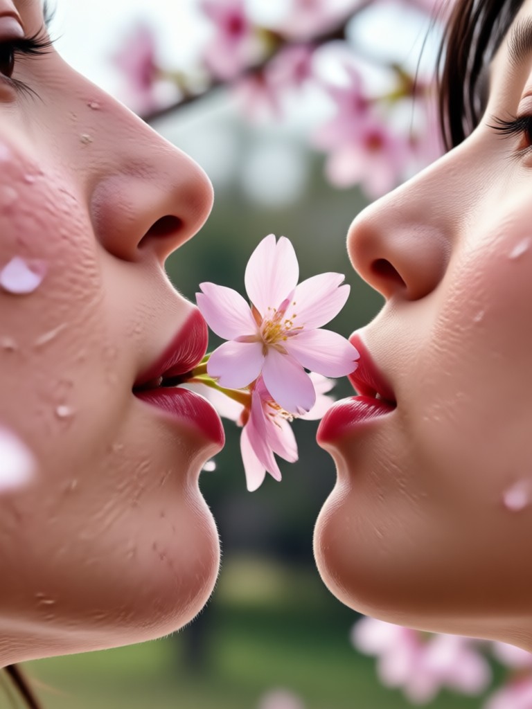 Golden hour cherry blossom video