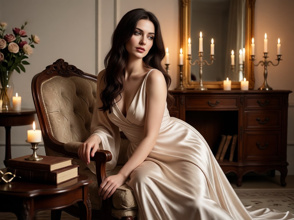 Text to image boudoir example