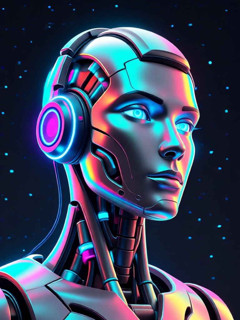 Sci-fi mecha robot figure design