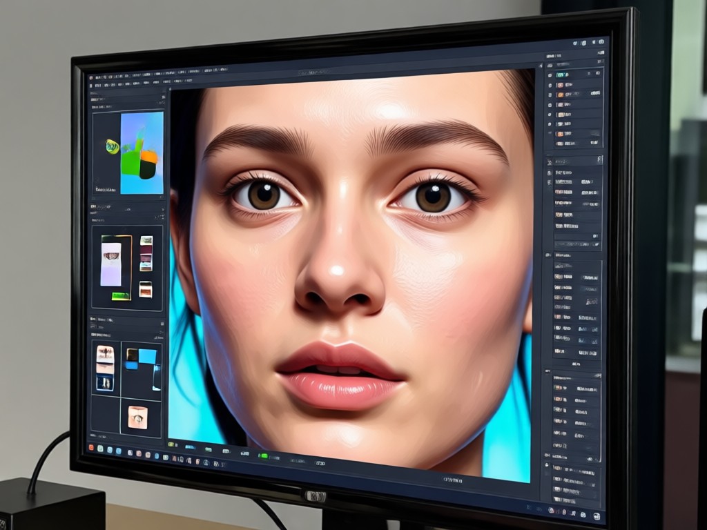 Animated photo showing a wink generated by AI