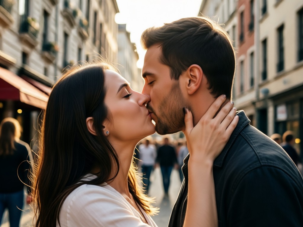 Benefits of using AI for multi person kiss images