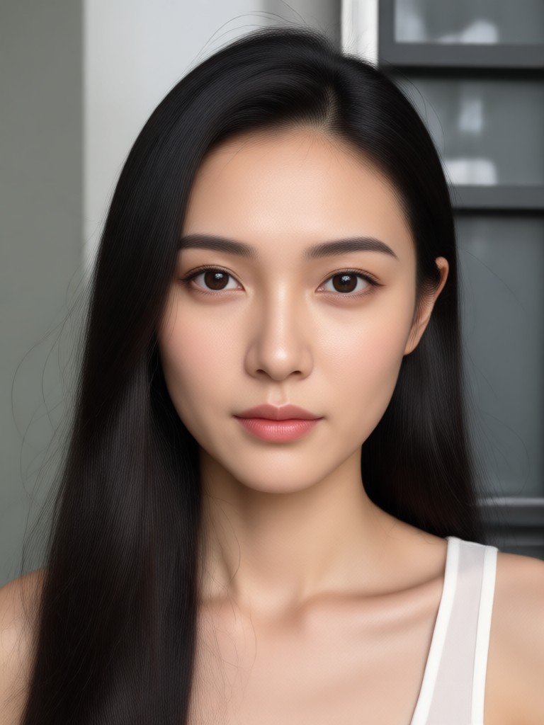 AI age regression before and after photo