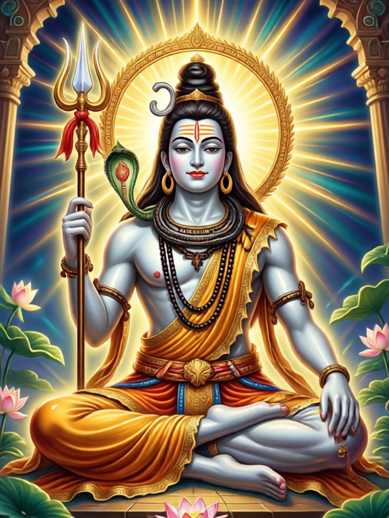 Cinematic Shiva AI Art