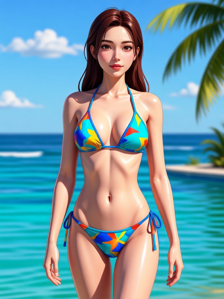 AI bikini girl generator example