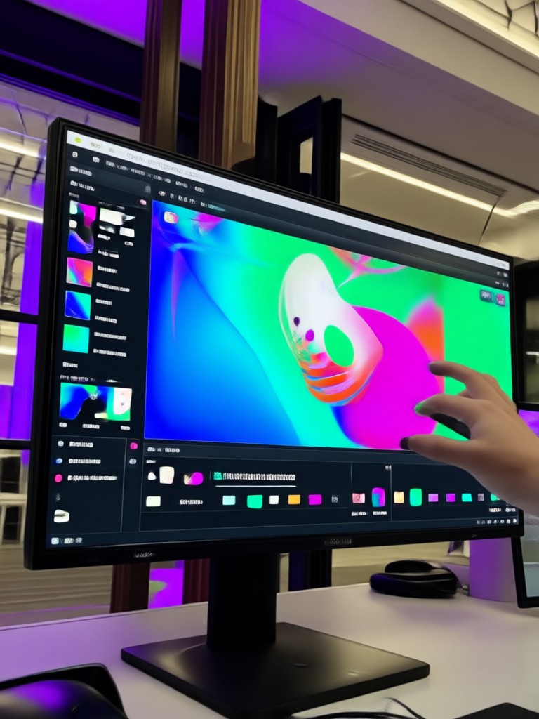 Cartoon style storytelling AI video frame