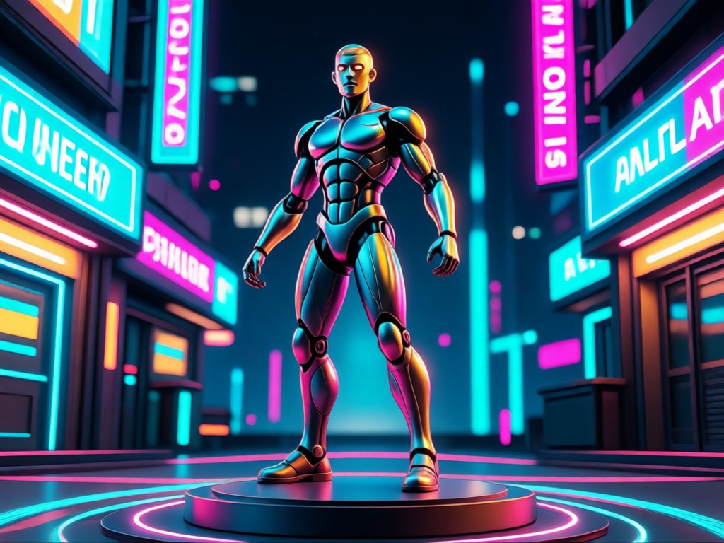A cohesive collection of different 3D figurines in the same style