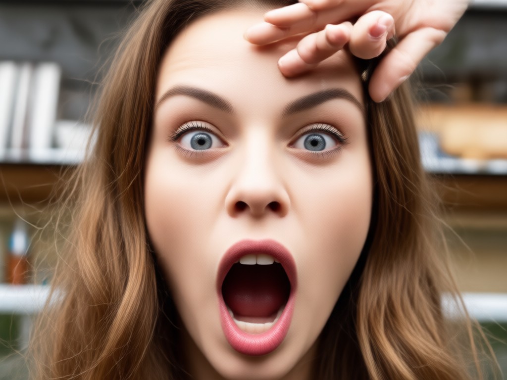 AI generating a smiling facial expression