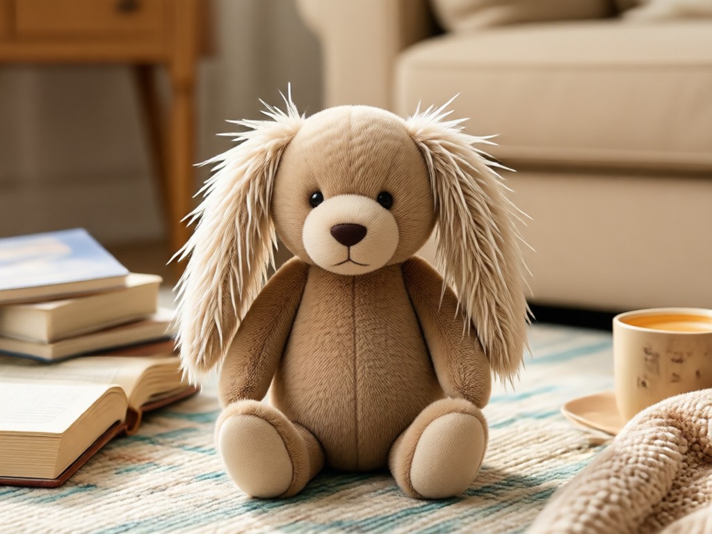Photo transformed into AI Jellycat plush