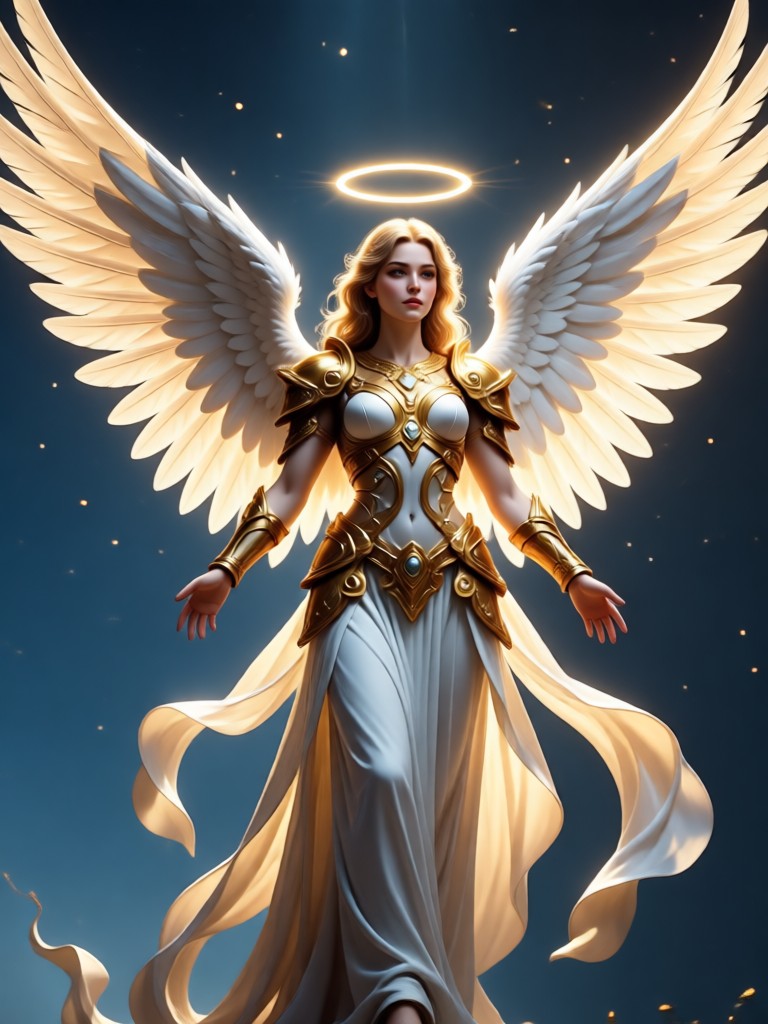 Celestial being made of light and energy