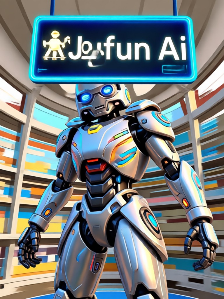 Escena callejera cyberpunk con Joyfun AI