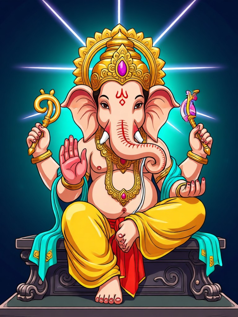 Eco-Friendly Ganesh Animation