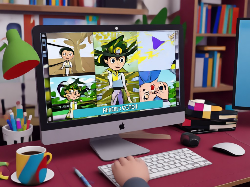 Viral social media animation effect