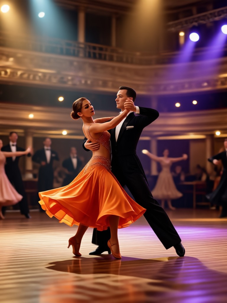 AI couple ballroom dance video preview