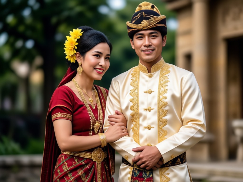 Generate Filipino Traditional Couple Photo Generator with one tap
