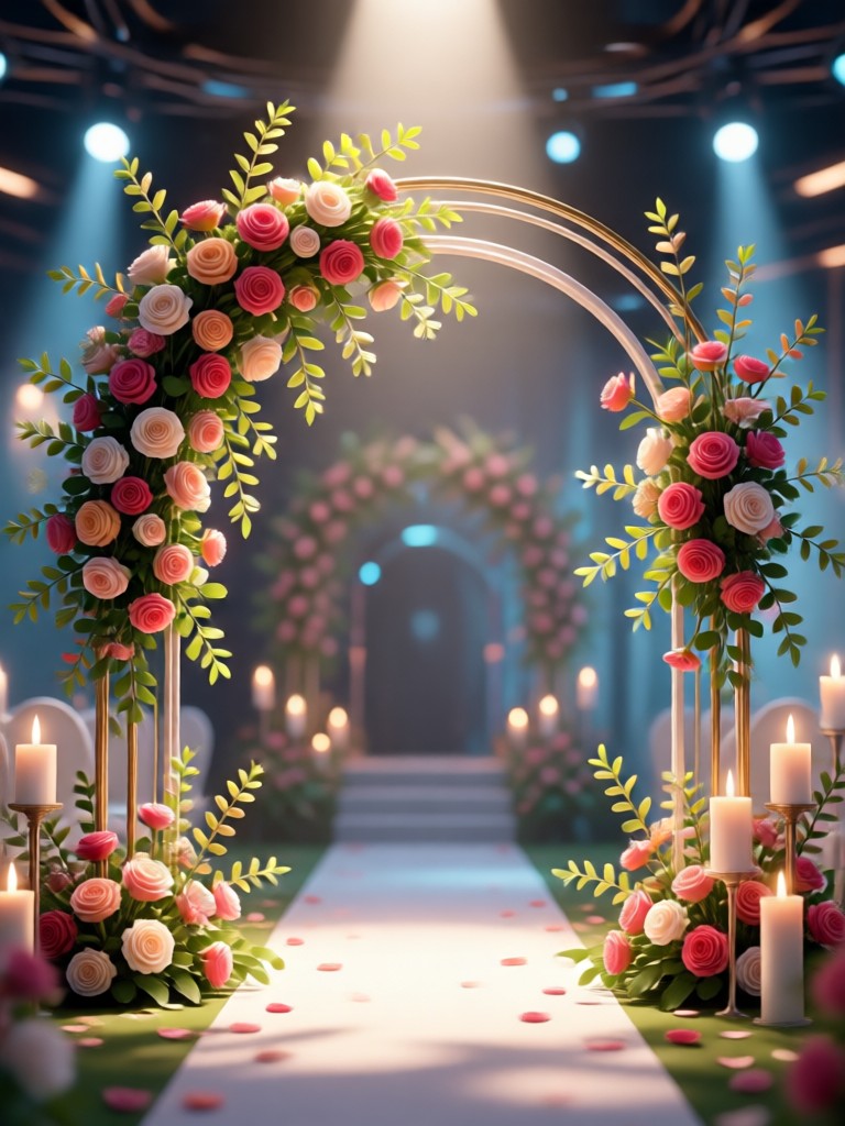 Vintage inspired sweetheart table setting