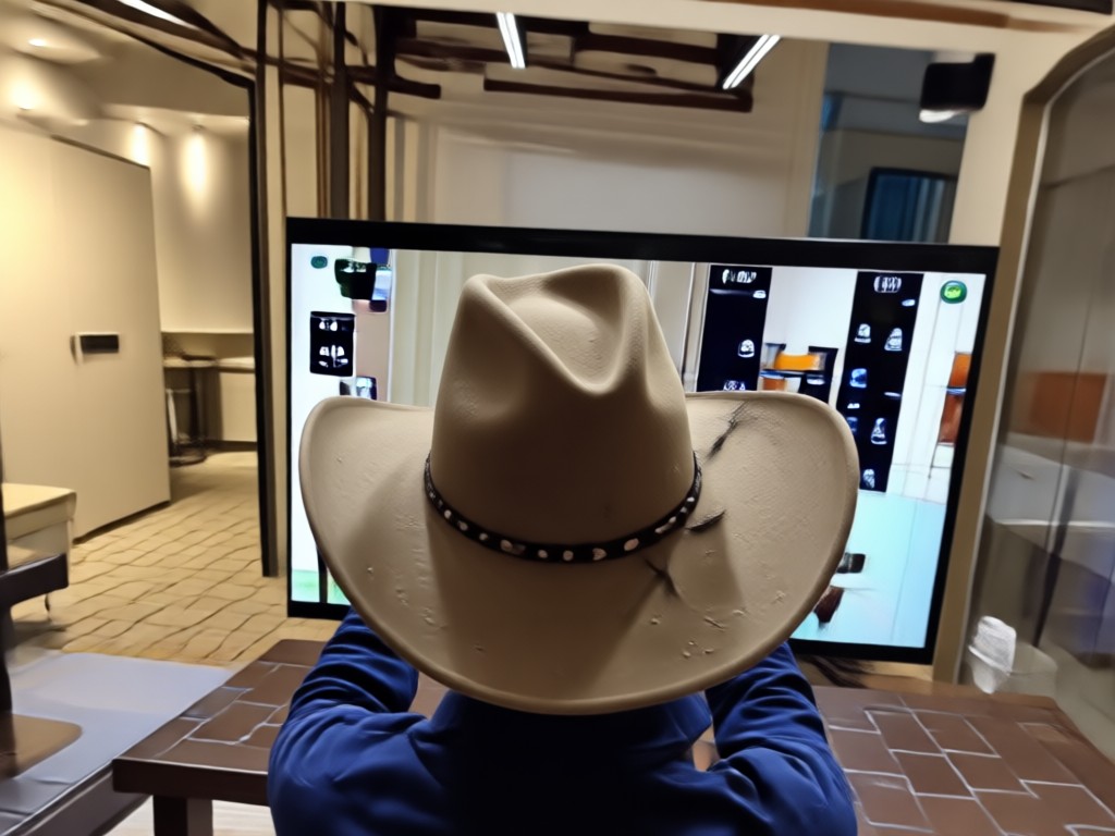 Gallery of various cowboy hat styles for virtual try on