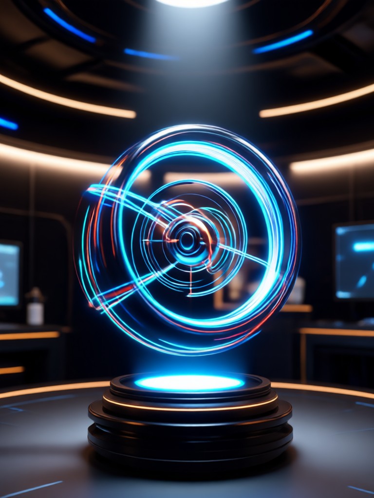 Kunstskulptur-360°-Rotationsvideo