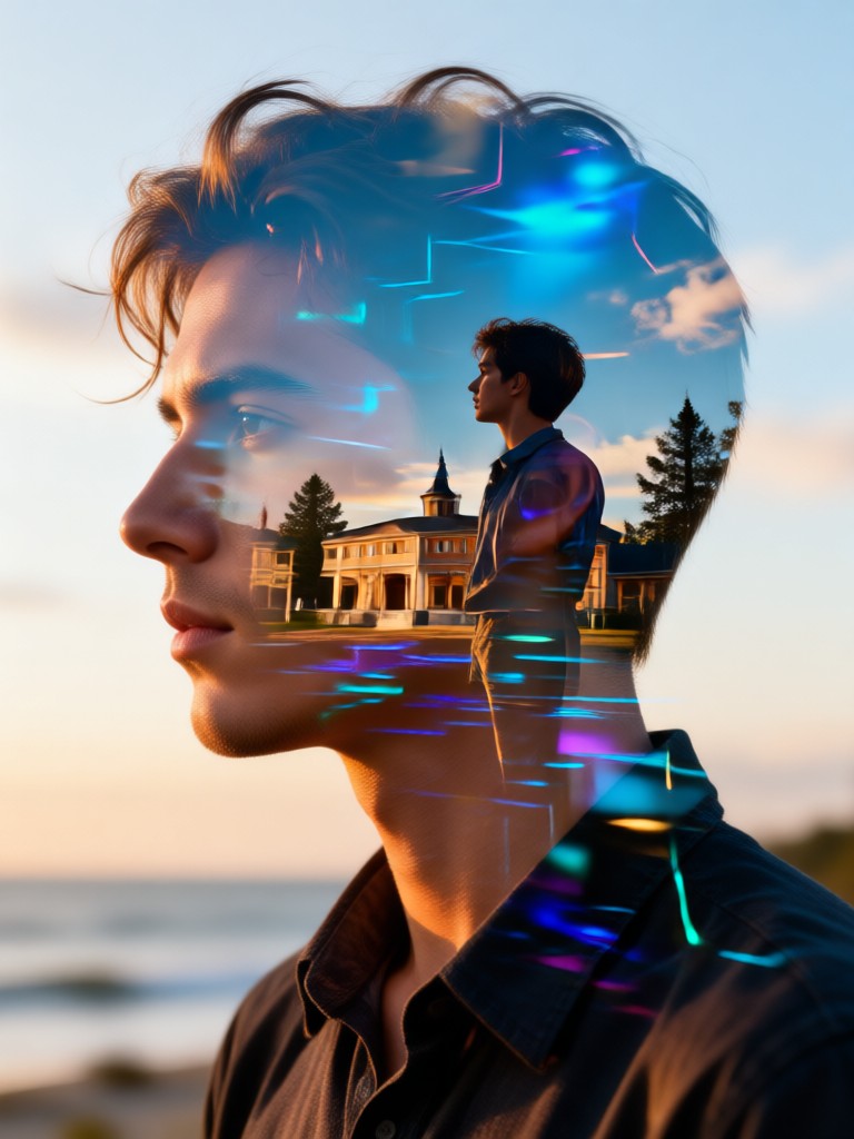 Double-Exposure-Paarfoto-Generator Showcase von vividix