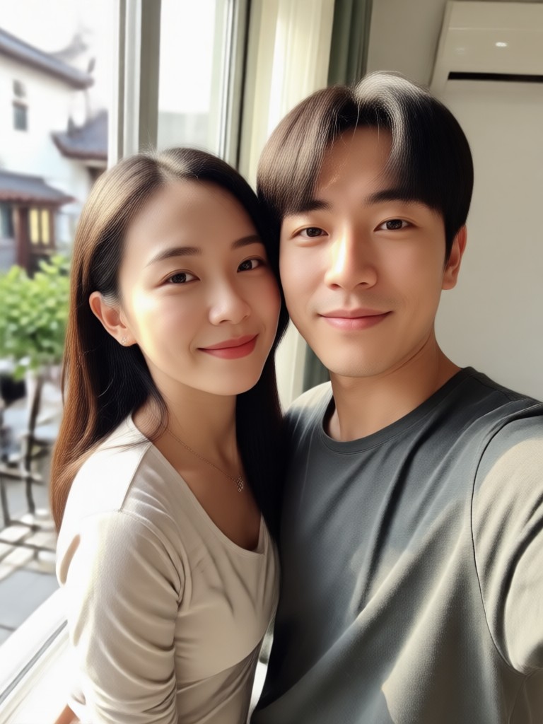 Pareja de elfos de fantasía estilo real