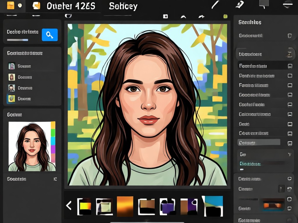 Gallery of different AI avatar art styles