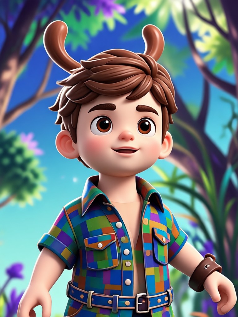 chibi 3d buddy design