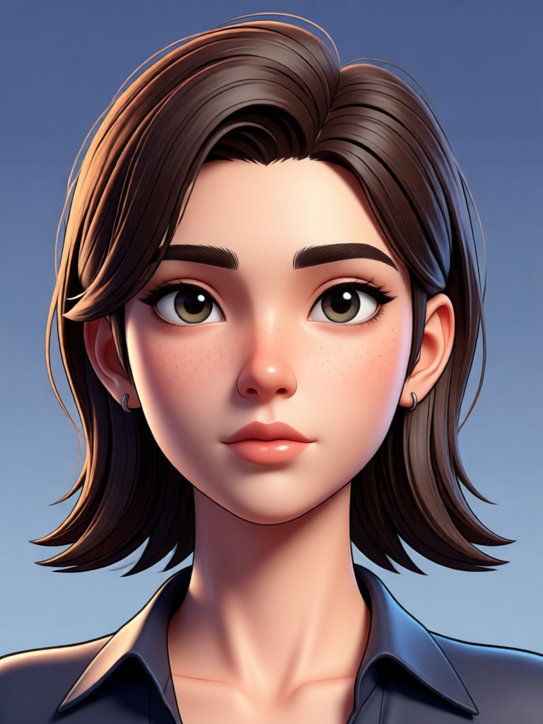 Superhero style 3D comic avatar