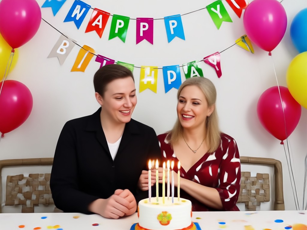 Library of birthday video themes and music