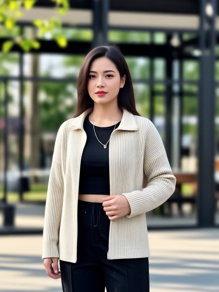 Casual to chic virtual outfit transformation