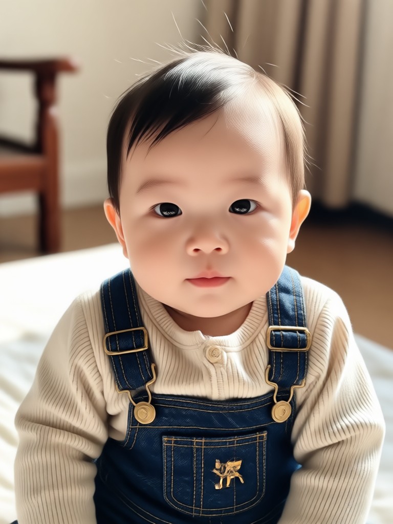 부모와 함께한 현실적인 AI 아들