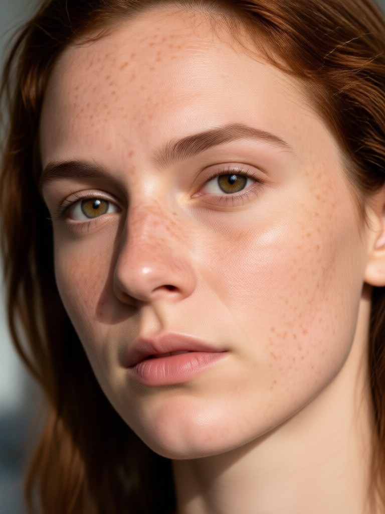 Phone showcasing freckle customization in gloglo app