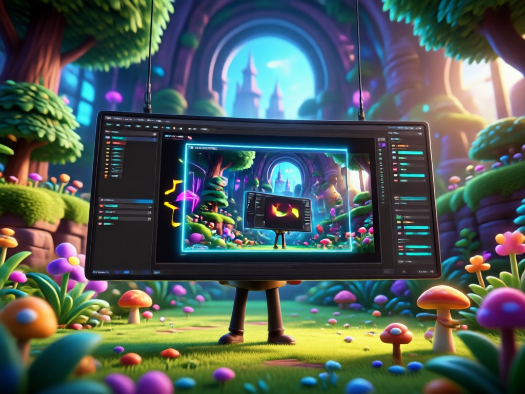 Animated Pixar AI video