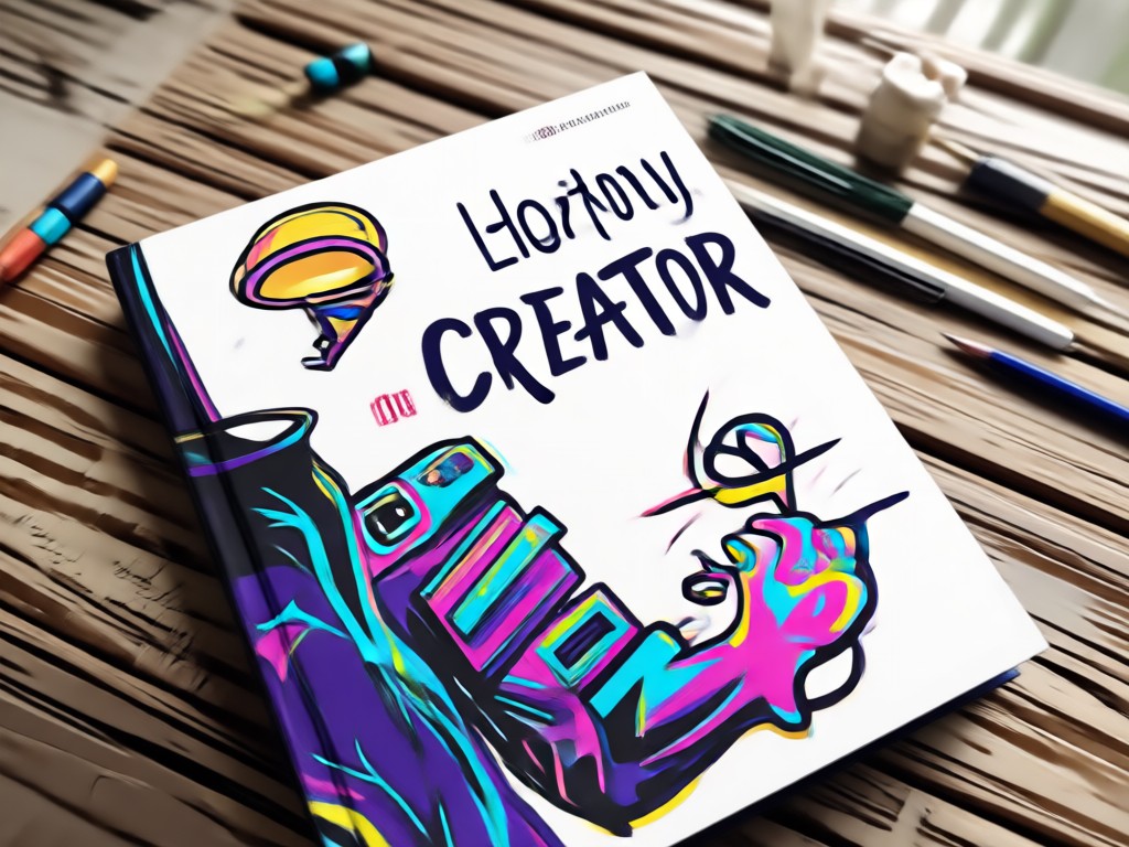 Comparison showing a generic stock photo cover versus a unique AI-generated design