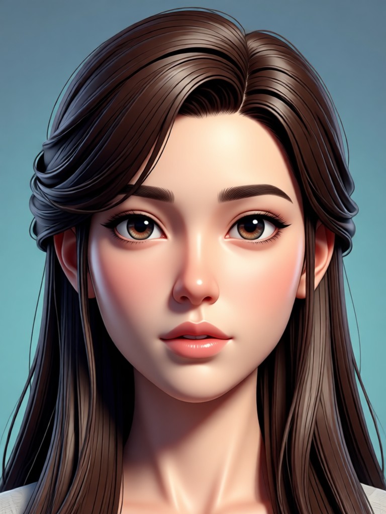 Superhero 3D comic portrait with effects