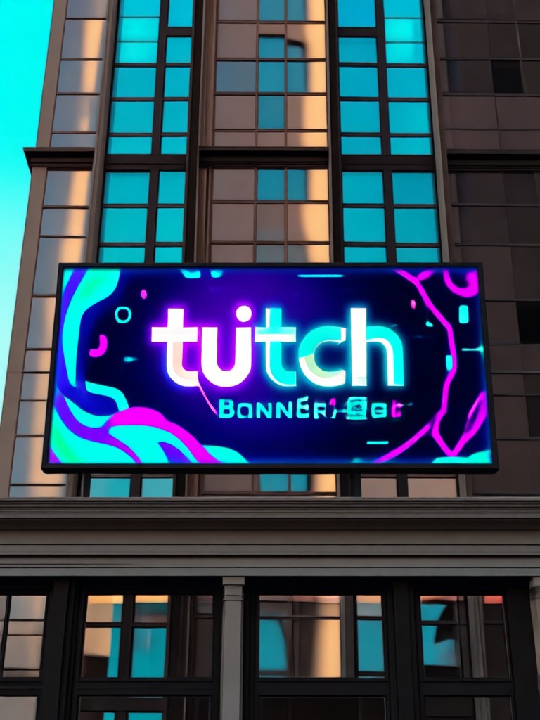 Modernes abstraktes Design für Variety-Streamer