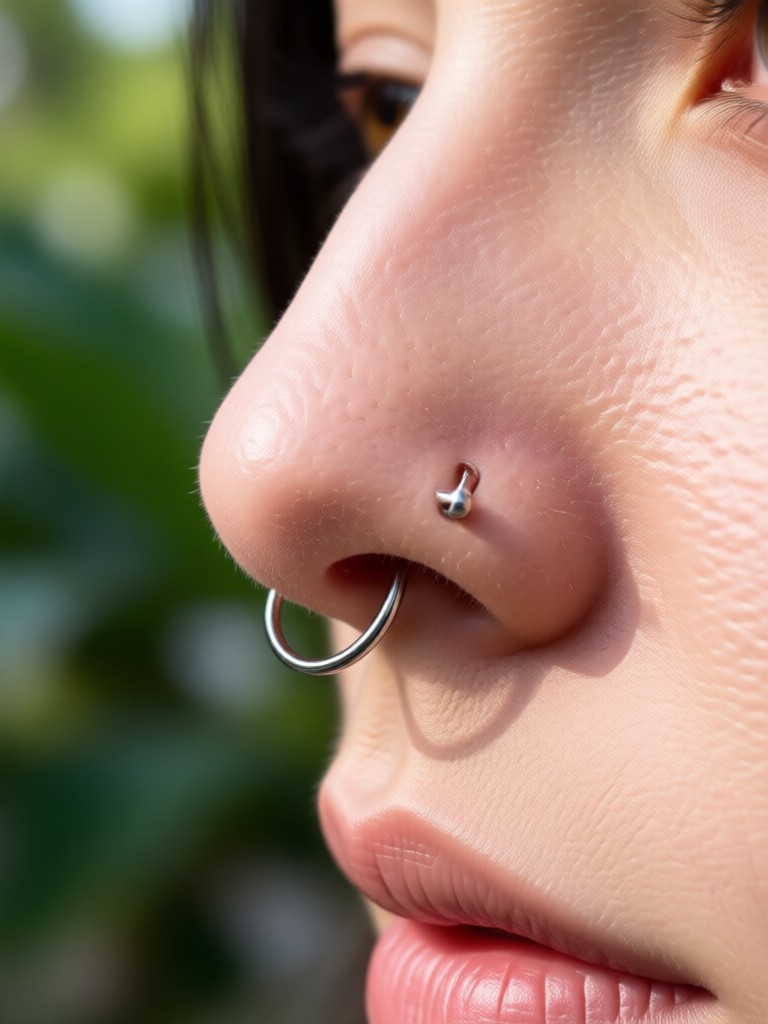 Multiple virtual piercing styles on one photo
